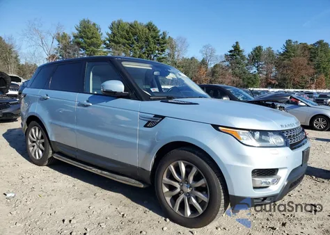 2016 Land Rover Range Rover Sport Hse из США, поврежденный, VIN SALWR2VF3GA544658